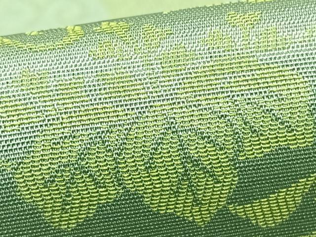 平和屋着物▽上質な小紋 単衣 唐草文 正絹 逸品 AABC4012fy