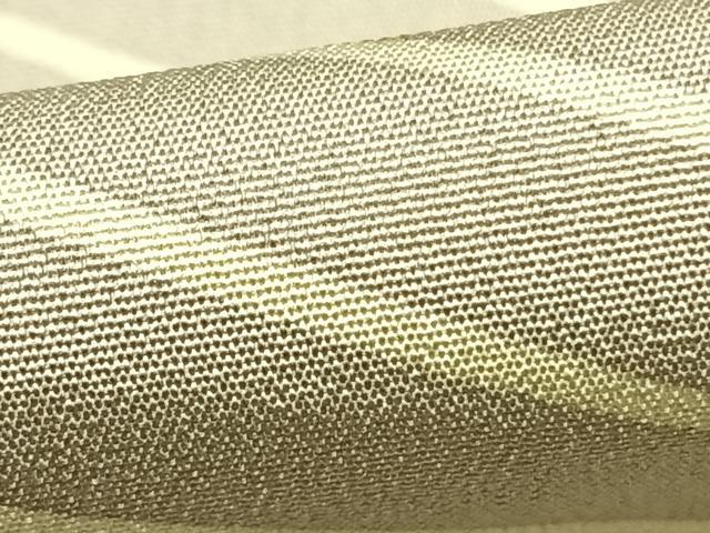 平和屋着物▽上質な小紋 単衣 斜縞 正絹 逸品 AABC4064fy