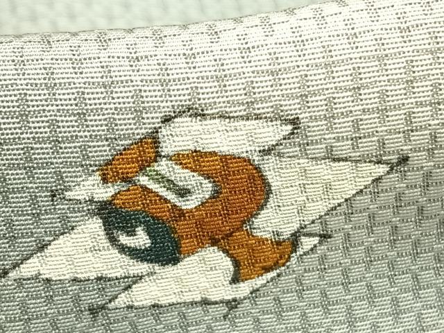 平和屋着物▽訪問着 単衣 手描き 宝尽くし文様 暈し染め 正絹 逸品 AABC4094fy