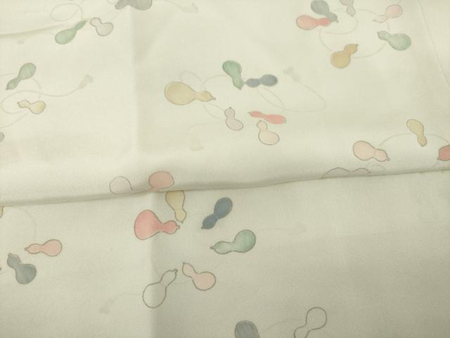 平和屋着物●長襦袢 無双仕立て 瓢箪 銀座越後屋扱い 正絹 逸品 未使用 AABC4144ck