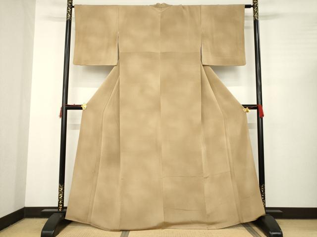 平和屋着物●上質な小紋 霞文 暈し染め 正絹 逸品 AABC4154ck