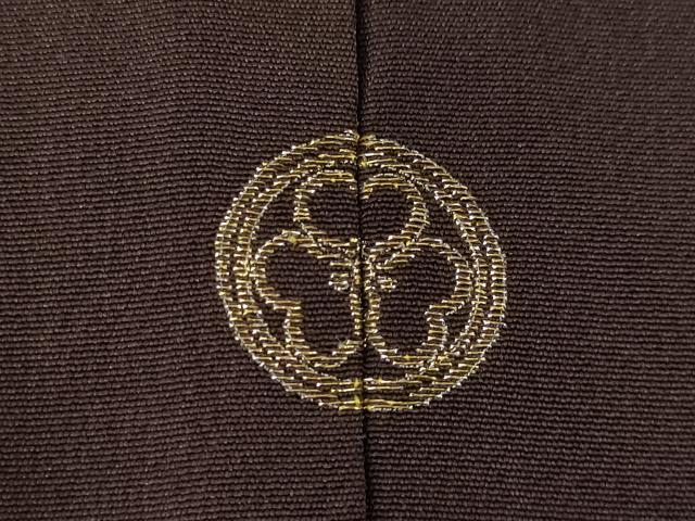 平和屋着物●訪問着 手描き 竹屋町刺繍 花蔦草文 暈し染め 金彩 鈴乃屋扱い 正絹 逸品 AABC4165ck
