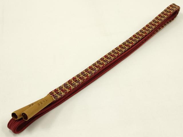 平和屋着物●無形文化財 江戸組紐 五嶋紐 帯締め 貝ノ口組 逸品 新品 AABC4343ay