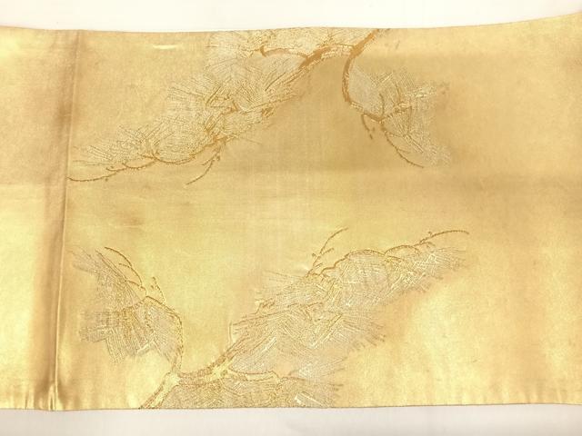 平和屋着物◎太鼓柄袋帯 浜松文 金糸 正絹 逸品 AABC4640yx