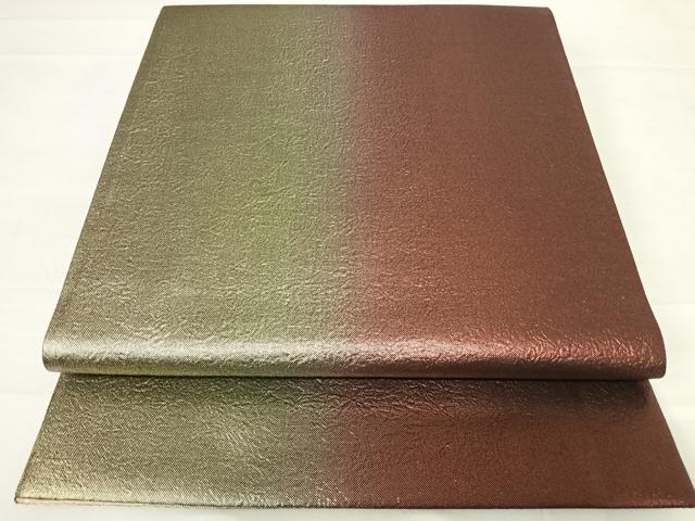 平和屋着物◎全通柄袋帯 霞文 正絹 逸品 AABC4681yx