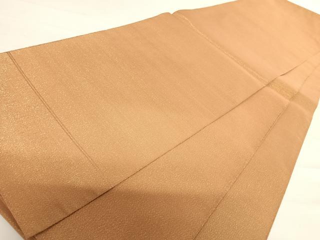 平和屋着物◎太鼓柄袋帯 すくい織 地紙枝花文 金銀糸 正絹 逸品 AABC4705yx