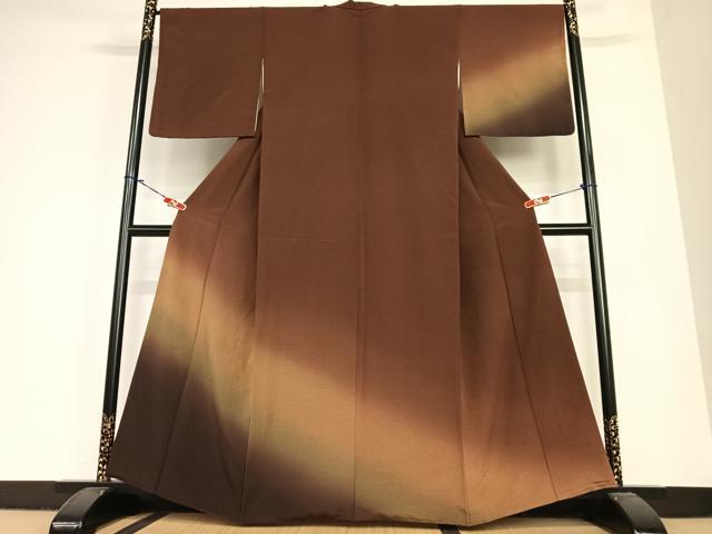 平和屋着物●訪問着 霞文 暈し染め 正絹 逸品 AABC4863zg