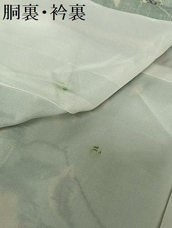 平和屋着物●上質な紬 枝花文 正絹 逸品 未使用 AABC5056zg