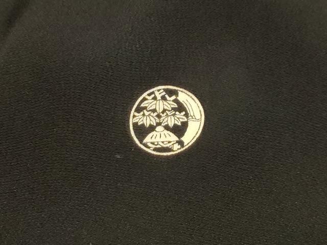 平和屋着物■豪華黒留袖 駒刺繍 流水扇面風景文 金銀彩 正絹 逸品 AABC5291sx