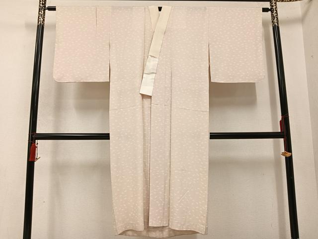 平和屋着物●長襦袢 無双仕立て 舞扇文 正絹 逸品 AABC6073ph