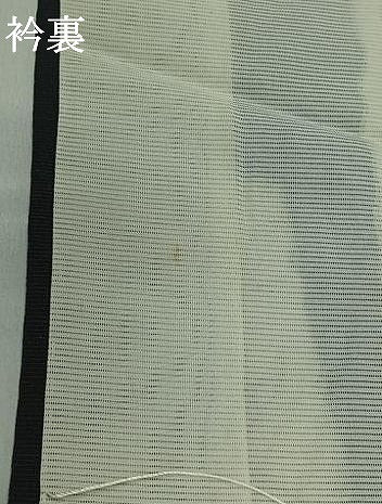 平和屋着物▽訪問着 単衣 刺繍 横段文 正絹 逸品 AABC6780jh