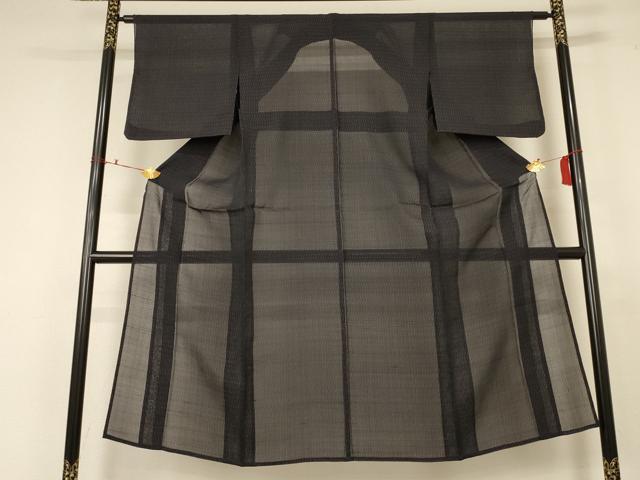 平和屋着物*夏物 本場大島紬 夏大島 縞 正絹 逸品 AABC6887jd