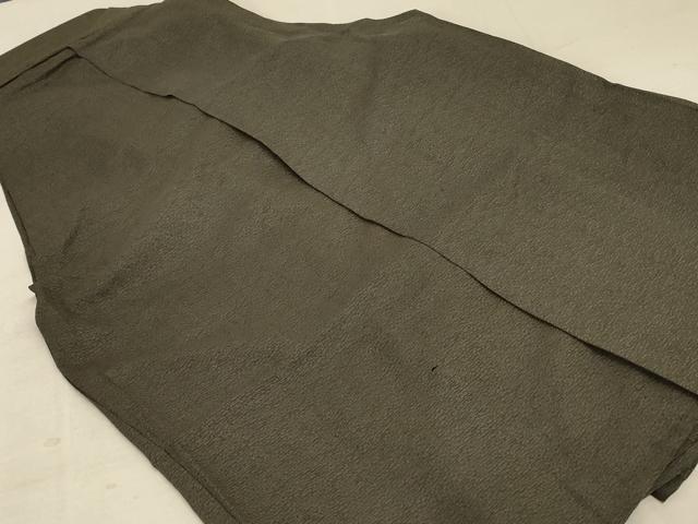 平和屋着物*夏物 男性 馬乗り袴 藍媚茶色 正絹 逸品 AABC6915jd