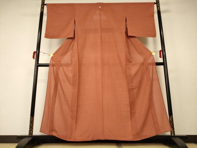 平和屋着物*夏物 江戸小紋 絽 角通し 正絹 逸品 AABC6941jd