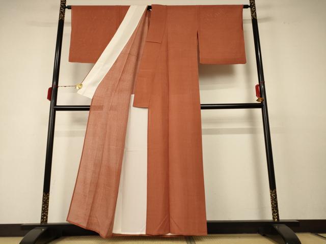 平和屋着物*夏物 江戸小紋 絽 角通し 正絹 逸品 AABC6941jd