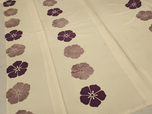 平和屋着物*夏物 小紋 絽 花間道 正絹 逸品 AABC6947jd