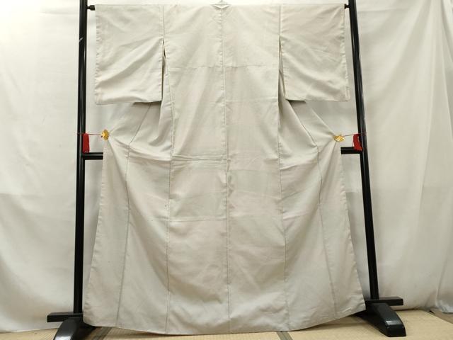 平和屋着物■お召 横段文 正絹 逸品 AABC7991cs