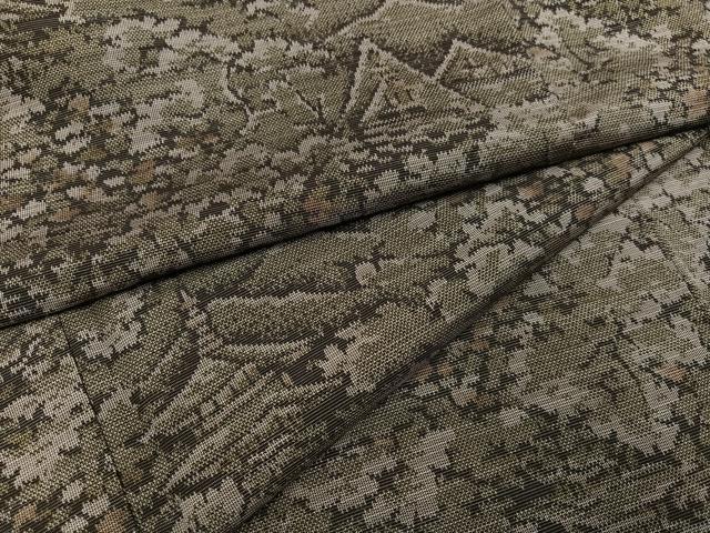 平和屋着物●上質な紬 風景樹林文 正絹 逸品 AABC8051ph