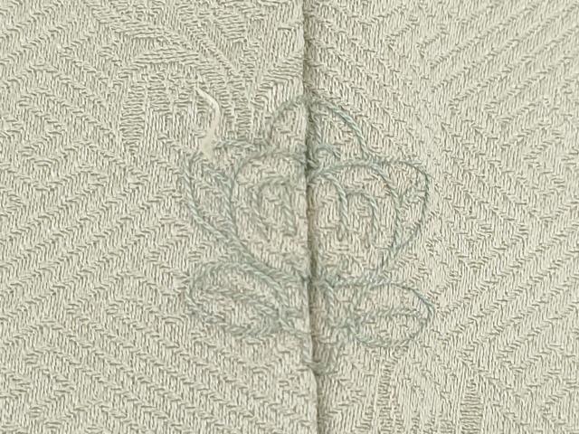 平和屋着物●訪問着 辻が花 駒刺繍 舞花文 金彩 正絹 逸品 AABC8127ck