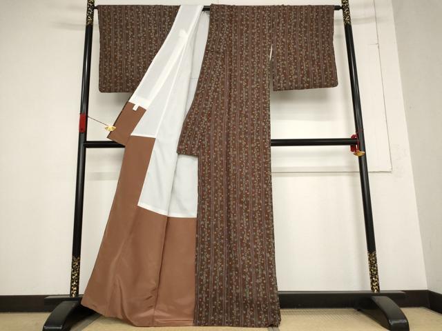 平和屋着物■小紋 花間道 洗える着物 AABC8165st
