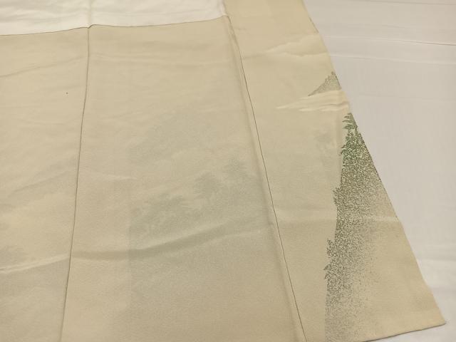 平和屋着物●訪問着 遠山樹林文 正絹 逸品 AABC9315ph