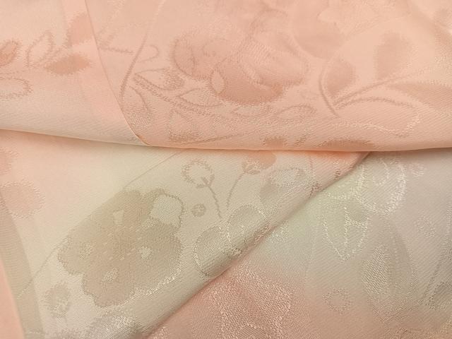平和屋着物●長襦袢 無双仕立て 辻が花地紋 暈し染め 正絹 逸品 未使用 AABC9336ph