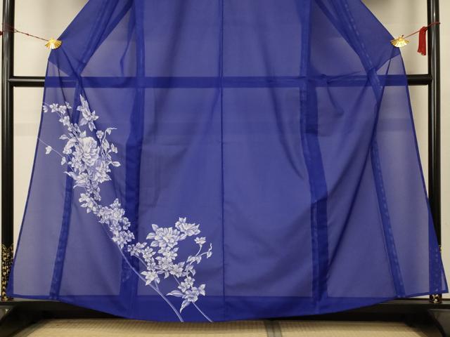 平和屋着物*夏物 訪問着 絽 枝花文 洗える着物 AABC9365jd