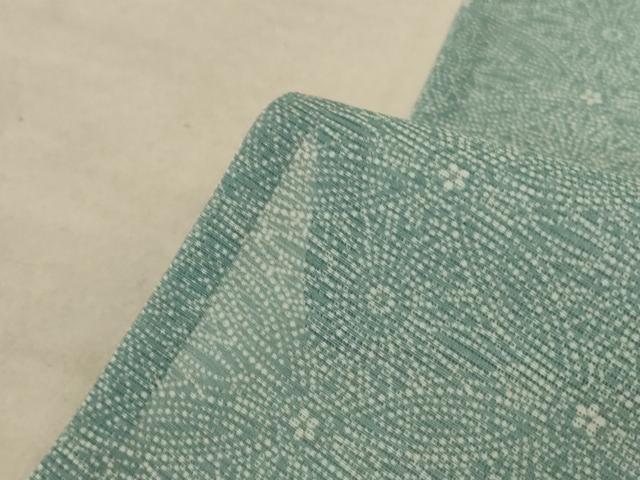 平和屋着物*夏物 訪問着 江戸小紋 絽 七宝花文 正絹 逸品 AABC9406jd
