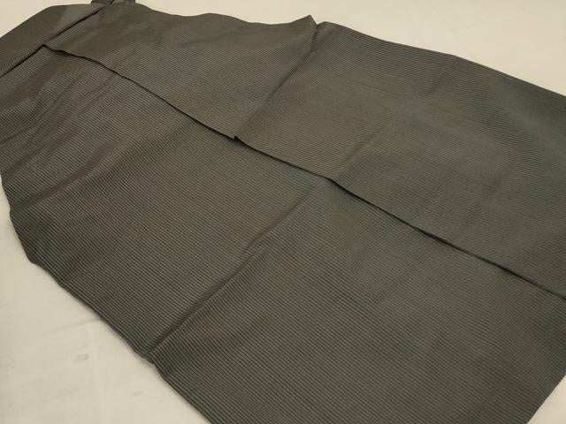 平和屋着物*夏物 男性 馬乗り袴 絽 縞 正絹 逸品 AABC9435jd