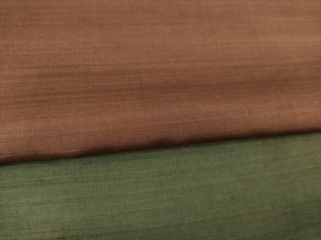 平和屋着物●訪問着 紬地 霞文 暈し染め 正絹 逸品 AABC9455ck