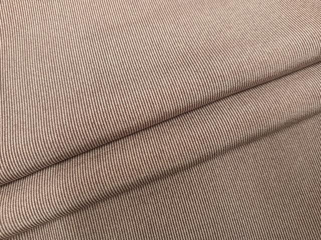 平和屋着物●江戸小紋 万筋 煤竹色×霞色 正絹 逸品 AABC9661ph