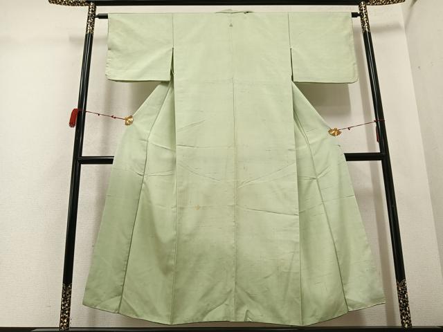 平和屋着物●紬 訪問着 霞文 胴抜き仕立て 正絹 逸品 AABC9685ph