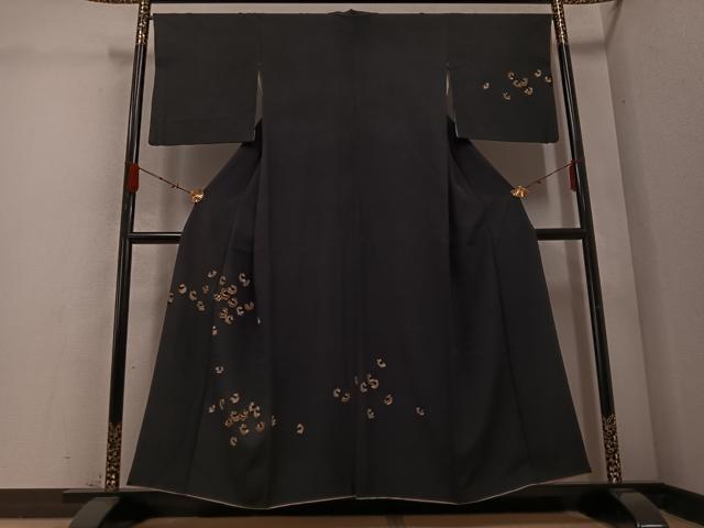 平和屋着物●訪問着 刺繍 束ね熨斗文 さが美扱い 正絹 逸品 AABC9785ph