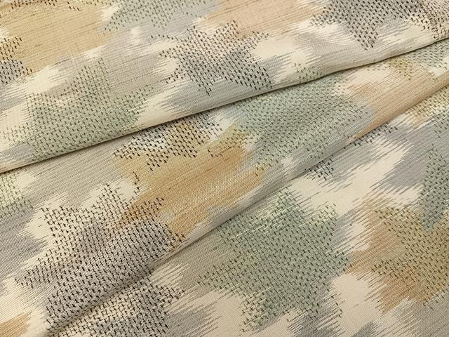 平和屋着物●上質な紬 楓 正絹 逸品 AABC9801ph