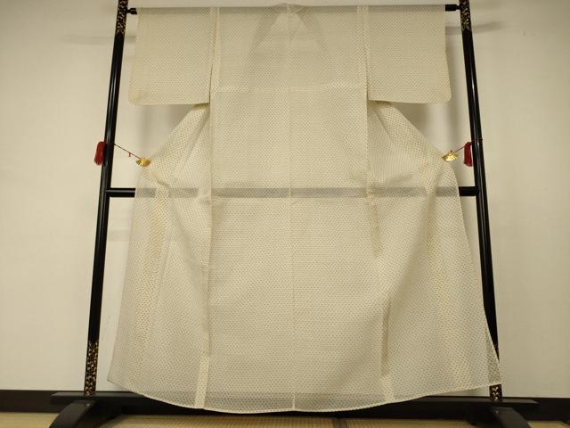 平和屋着物*夏物 絹芭蕉 十字絣 正絹 逸品 AABC9858jd