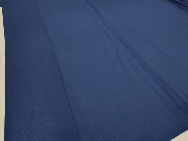 平和屋着物*夏物 色無地 絽 留紺色 正絹 逸品 未使用 AABC9883jd