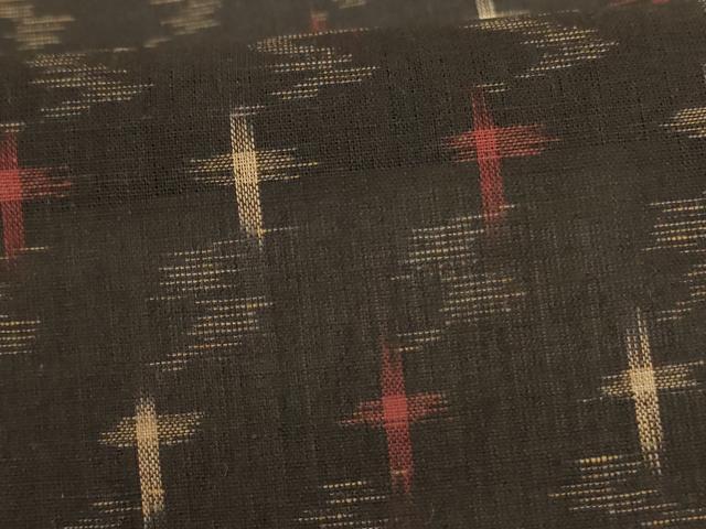 平和屋着物*夏物 紗紬 絣文 正絹 逸品 AABC9890jd