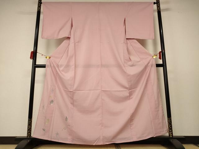 平和屋着物*夏物 訪問着 絽 枝葉文 洗える着物 未使用 AABC9906jd