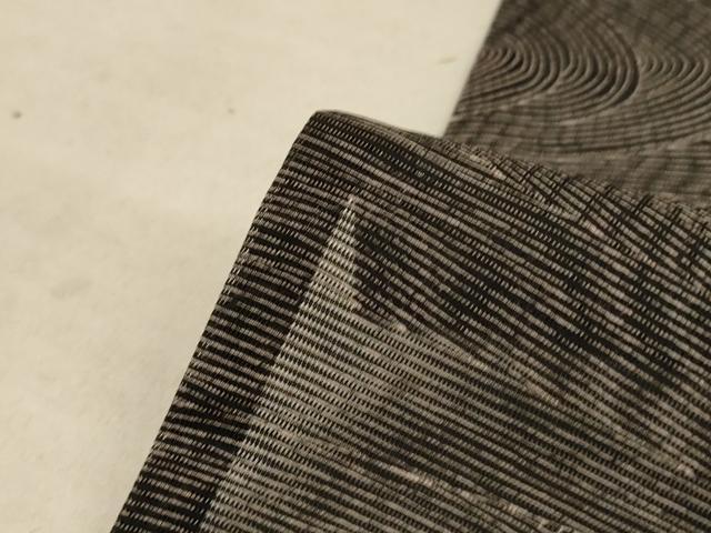 平和屋着物*夏物 小紋 絽 立波流水文 洗える着物 AABC9931jd