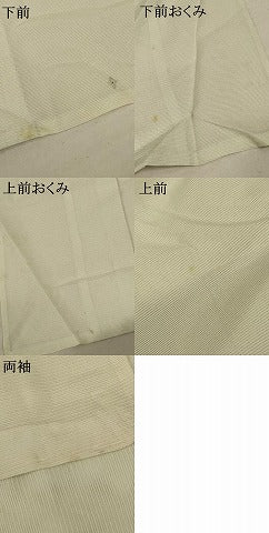 平和屋着物*夏物 色無地 絽 生成り色 正絹 逸品 AABC9946jd
