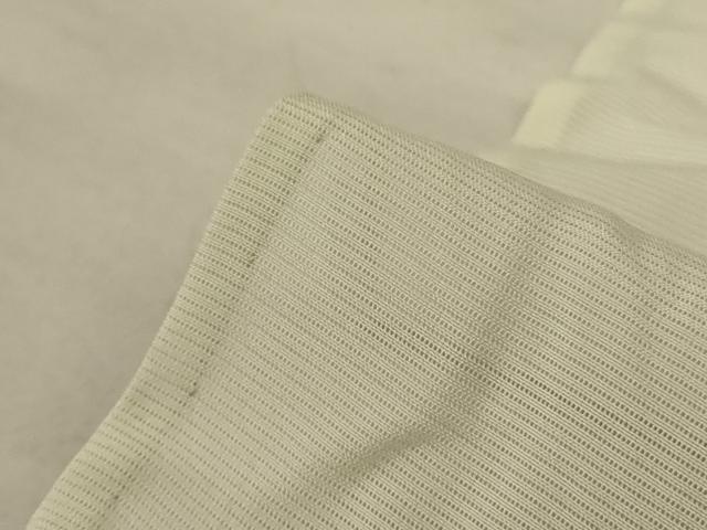 平和屋着物*夏物 色無地 絽 生成り色 正絹 逸品 AABC9946jd