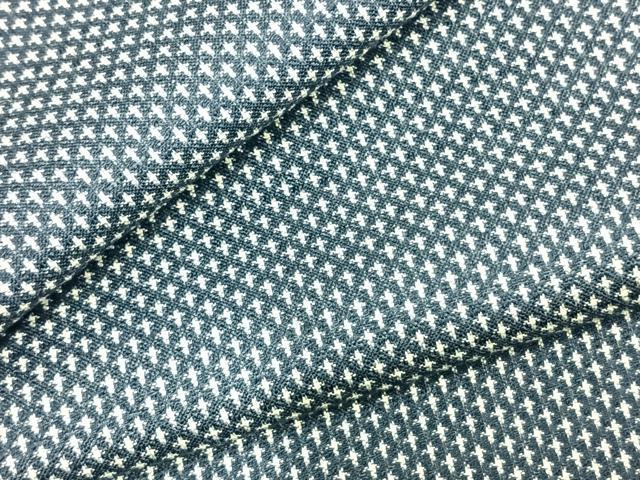 平和屋着物▽上質な紬 単衣 蚊絣 正絹 逸品 AABD0003fy