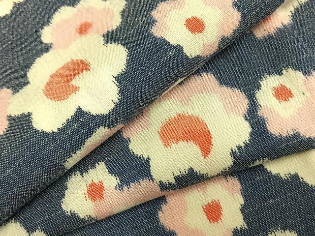 平和屋着物▽上質な色無地 単衣 花尽くし AABD0037fy