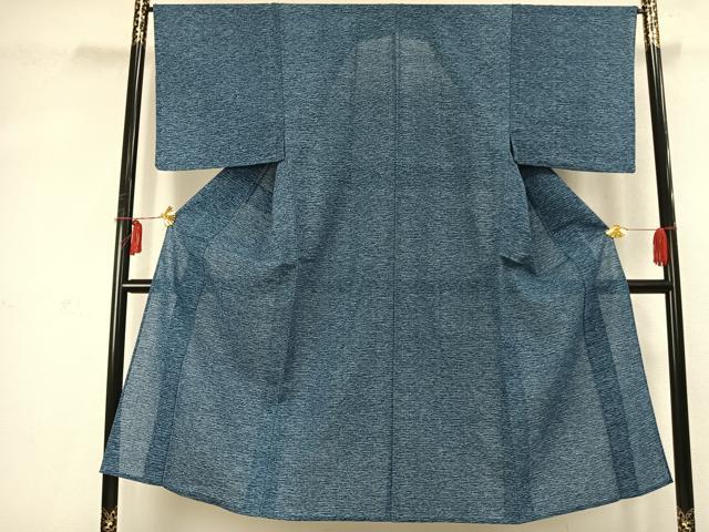 平和屋着物▽男性 単衣 霞文 未使用 AABD0049fy