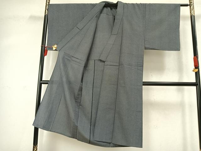 平和屋着物▽男性 単衣 小紋 霞文 AABD0050fy