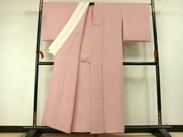 平和屋着物▽上質な色無地 単衣 虹色 正絹 逸品 AABD0117fy