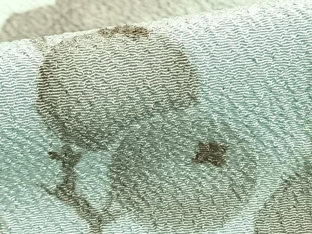 平和屋着物▽洗える最高級着物 <英>はなぶさ謹製 訪問着 単衣 手描き 南天文 洗える着物 AABD0140fy