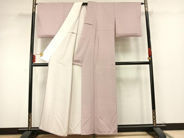 平和屋着物▽江戸小紋 単衣 作家物 立涌文 正絹 逸品 AABD0153fy