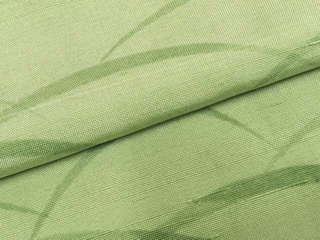 平和屋着物▽上質な小紋 単衣 紬地 手描き 芝文 正絹 逸品 AABD0161fy