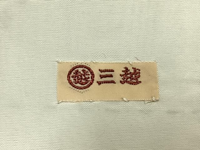 平和屋着物▽上質な紬 単衣 縞 三越扱い 正絹 逸品 AABD0223fy